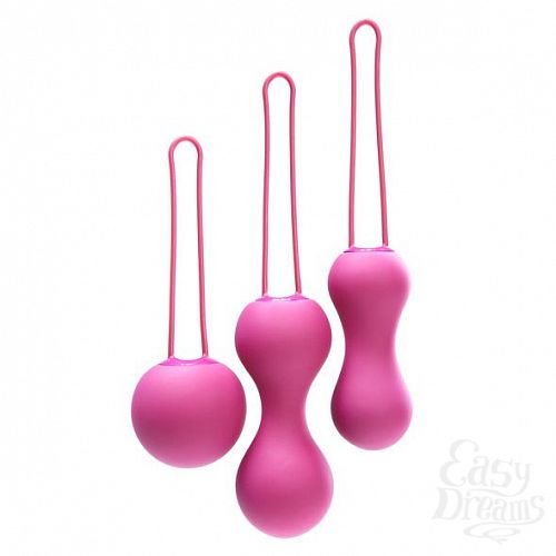  1:      Je Joue Ami Kegel Balls Fuschia