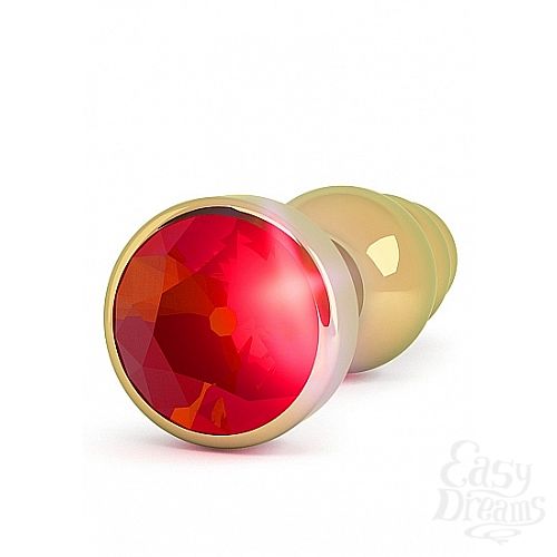  2    3,9 R7 RICH Gold/Red Sapphire SH-RIC007GLD