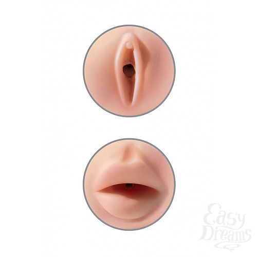 ���������� 3  ����������� ������-����� Pipedream Extreme Toyz Tight Grip Pussy & Mouth Masturbator