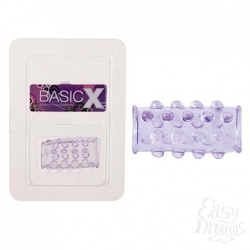 ���������� 2  ���������� ������� �� ����� � ����������� BASICX TPR SLEEVE PURPLE 0.7INCH