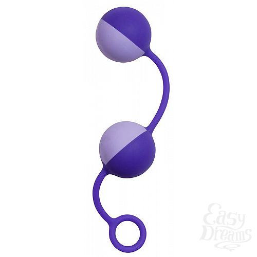 Фотография 1:  Фиолетовые вагинальные шарики PURRFECT SILICONE DUO TONE BALLS PURPLE Фотография 1:  Фиолетовые вагинальные шарики PURRFECT SILICONE DUO TONE BALLS PURPLE