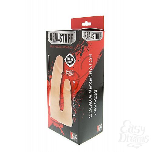  3      REALSTUFF DOUBLE PENETRATOR HARNESS
