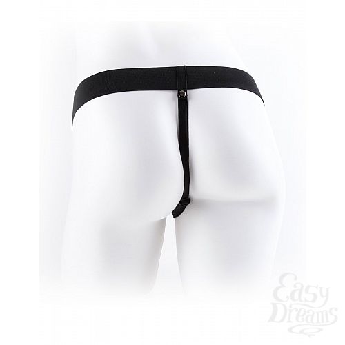  3     Vibrating Hollow Strap-On with Balls - 18,9 .