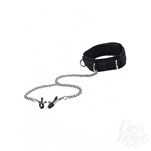  1:       Velcro Collar Black OUCH! SH-OU138BLK