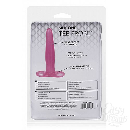  6    SILICONE TEE PROBE PINK
