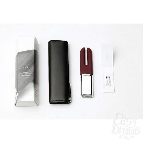  2    Crave Duet Vibrator Crimson