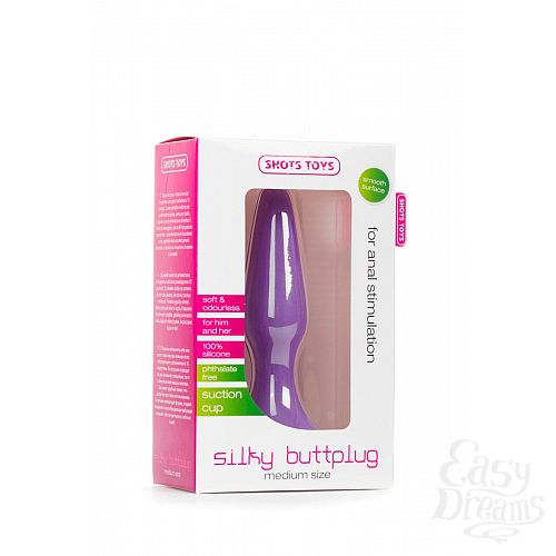 ���������� 2  ������ �������� ������ Silky Buttplug Medium - 12,5 ��.