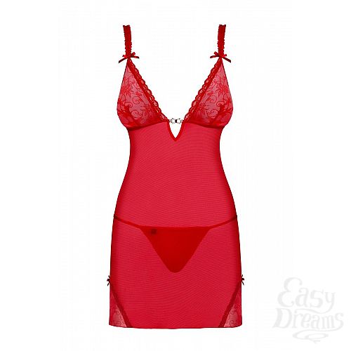 Фотография 5:  Облегающая сорочка Romansia с брошкой на лифе Фотография 5  Облегающая сорочка Romansia с брошкой на лифе