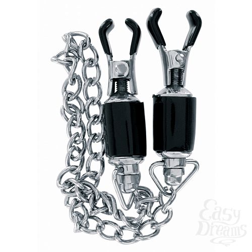  1:     Steel Power Tools Nipple Clamps Strong Chain 