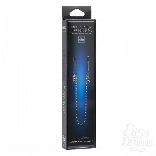  5        DARKER AT MY MERCY BEADED CHAIN NIPPLE CLAMPS