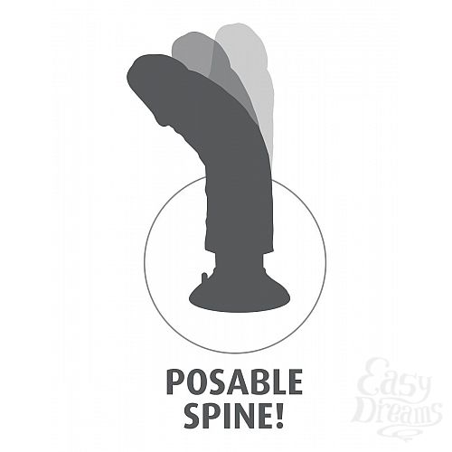  6         7  Vibrating Cock with Balls - 18,4 .