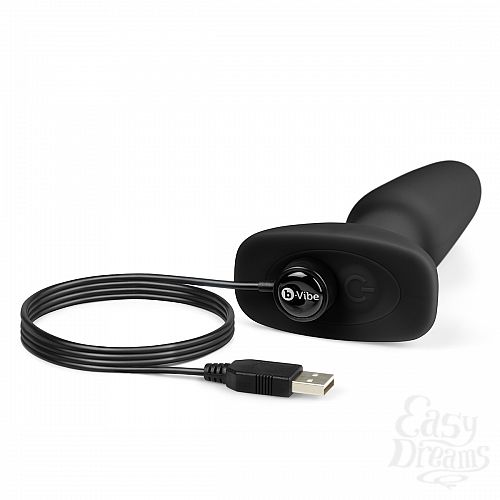 ���������� 3  �������� �������-������ � ������� �������� B-Vibe Rimming Plug BLACK