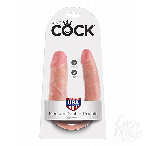  4    Cock Double Trouble M (Pipedream) -35 , 