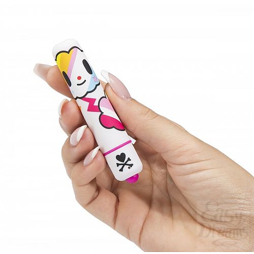  2     MINI BULLET VIBRATOR WHITE CLOUDS