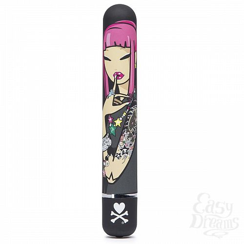  1:  ׸    CLASSIC VIBRATOR BLACK PINK LIPSTICK WOMAN - 18,4 .