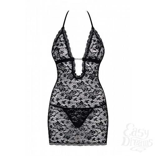 Фотография 6:  Кружевная сорочка с глубоким вырезом Brilliant Jennifer Фотография 6  Кружевная сорочка с глубоким вырезом Brilliant Jennifer