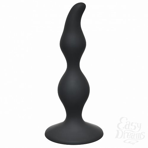  1:    Curved Anal Plug Black 4105-03Lola