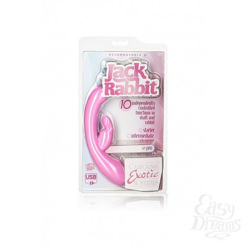  3    Rechargeable G Jack Rabbit-PINK