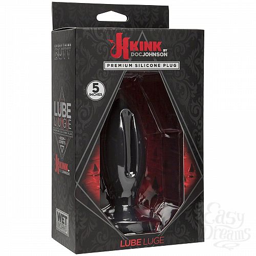 ���������� 3  ׸���� �������� ������ Kink Wet Works Lube Luge Premium Silicone Plug 5  - 12,7 ��.