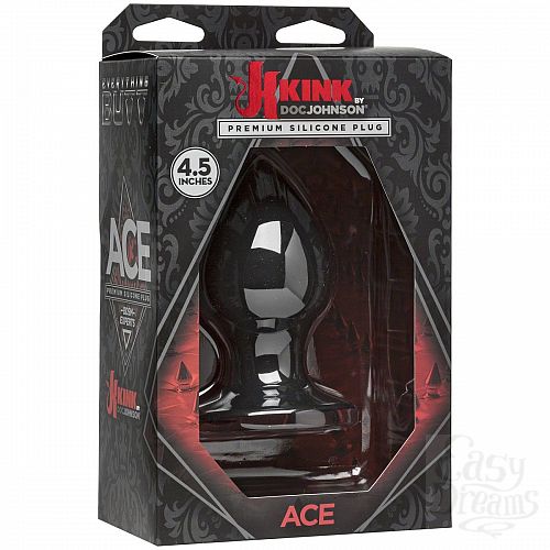 ���������� 2  ׸���� �������� ������ Kink Ace Silicone Plug 4.5  - 11,43 ��.