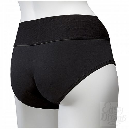  2  -   Vac-U-Lock Panty Harness with Plug Briefs - L/XL