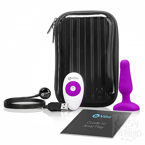  1:   - B-Vibe Novice Plug FUCHSIA