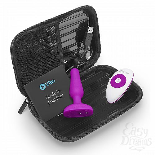  6   - B-Vibe Novice Plug FUCHSIA