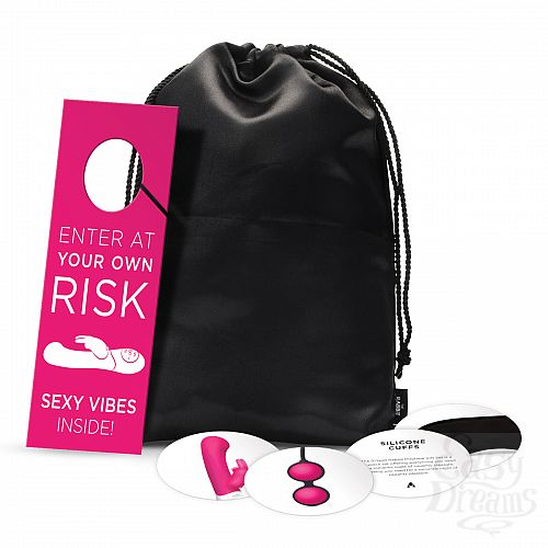  3  G-Spot Rabbit Playtime Gift Set for Couples - Hot Pink