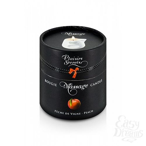  2       Bougie Massage Gourmande Pche - 80 .