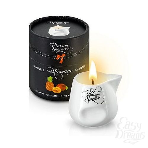  1:         Bougie de Massage Ananas Mangue - 80 .