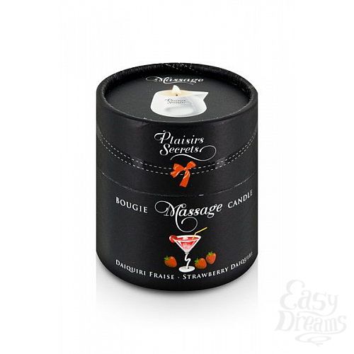  2        Bougie de Massage Daikiri Fraise - 80 .