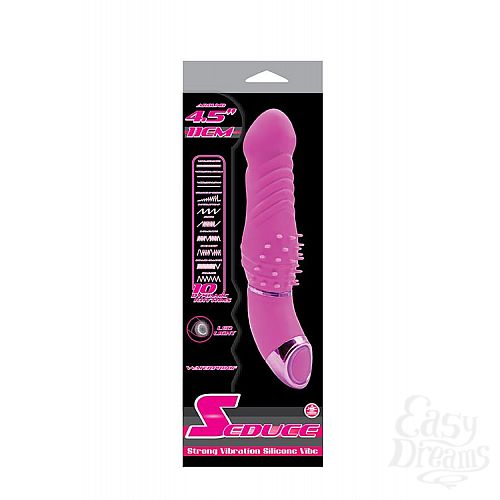  2   - SEDUCE VIBRATOR 4.5INCH PINK - 15 .