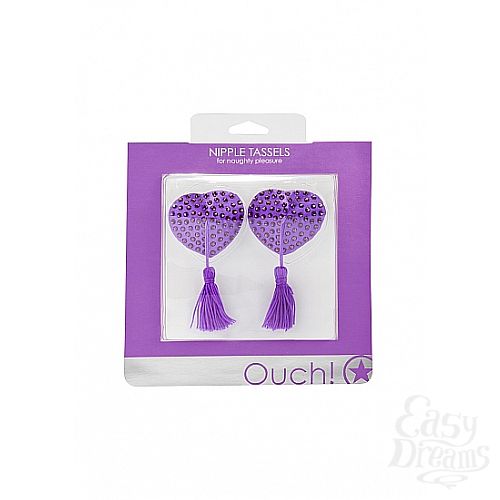 2   Tassels Heart Heart SH-OU029PUR