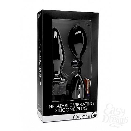  2  ׸        Inflatable Vibrating Silicone Plug - 12,2 .
