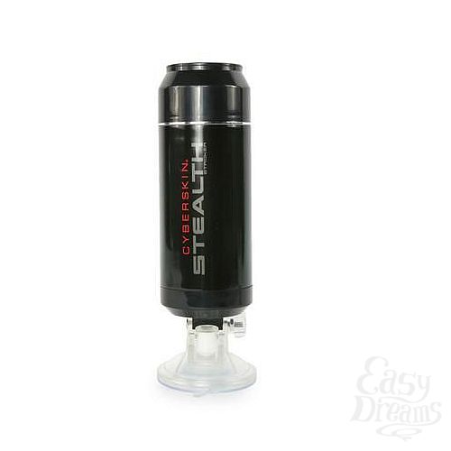 Фотография 2:  Чёрный мастурбатор-вагина на присоске CyberSkin Stealth Pussy Stroker Фотография 2  Чёрный мастурбатор-вагина на присоске CyberSkin Stealth Pussy Stroker