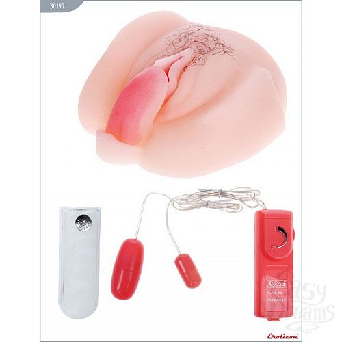 Фотография 3:  Вибровагина с язычком из ультраскин Фотография 3  Вибровагина с язычком из ультраскин