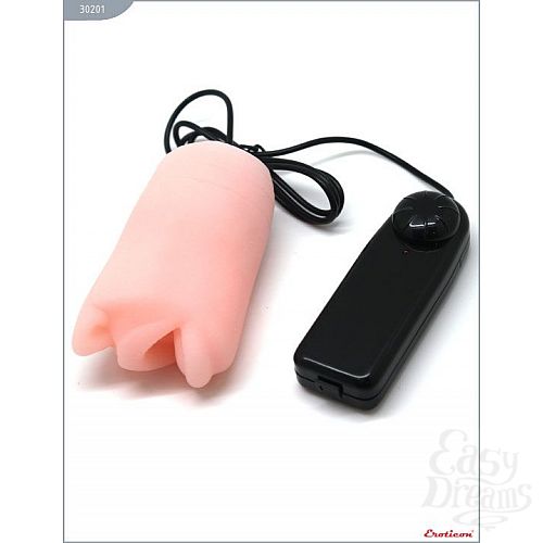 Фотография 4:  Мастурбатор-ротик с вибрацией из ультраскин Фотография 4  Мастурбатор-ротик с вибрацией из ультраскин