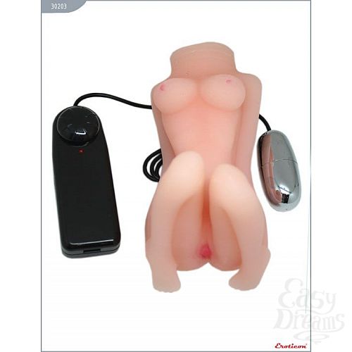 Фотография 4:  Мастурбатор «Женское тело» с вибрацией Фотография 4  Мастурбатор «Женское тело» с вибрацией