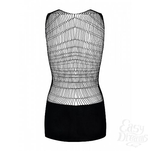 Фотография 4:  Эффектное платье с сетчатой верхней частью Фотография 4  Эффектное платье с сетчатой верхней частью