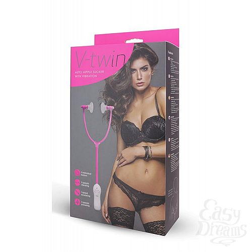 2      V TWIN AUTO NIPPLE SUCKER WITH VIBRATION