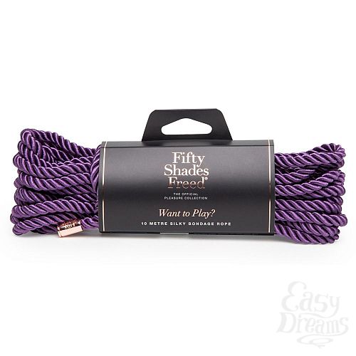  4      Fifty Shades Freed Want to Play? 10m Silky Rope - 10 .