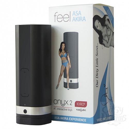 1:   Kiiroo - Onyx 2 Teledildonic masturbator Asa Akira, 24 , 