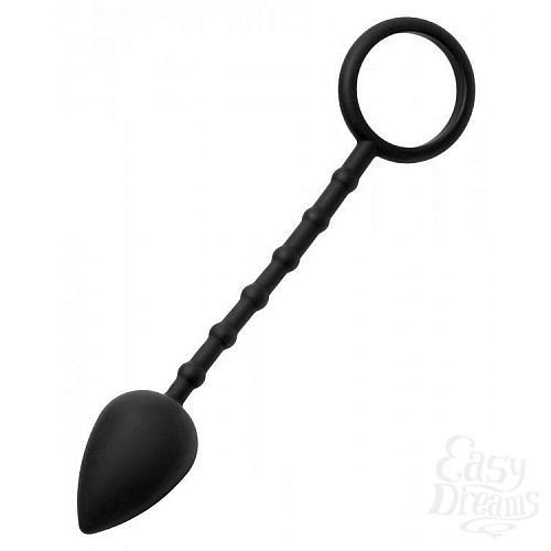 Фотография 1:  Эрекционное кольцо с каплевидной анальной пробкой Imbed Silicone Anal Plug and Cock Ring Фотография 1:  Эрекционное кольцо с каплевидной анальной пробкой Imbed Silicone Anal Plug and Cock Ring