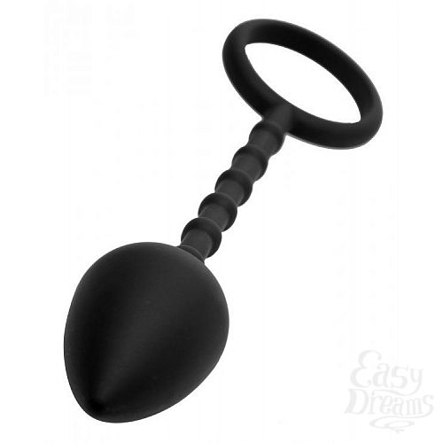 Фотография 2:  Эрекционное кольцо с каплевидной анальной пробкой Imbed Silicone Anal Plug and Cock Ring Фотография 2  Эрекционное кольцо с каплевидной анальной пробкой Imbed Silicone Anal Plug and Cock Ring