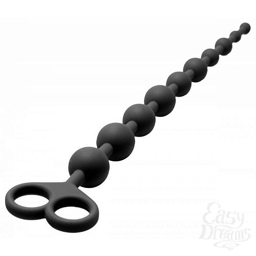  2    Captivate Me 10 Bead Silicone Anal Beads - 34 .