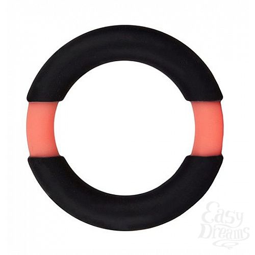 Фотография 1:  Чёрное эрекционное кольцо NEON STIMU RING 32MM BLACK/ORANGE Фотография 1:  Чёрное эрекционное кольцо NEON STIMU RING 32MM BLACK/ORANGE
