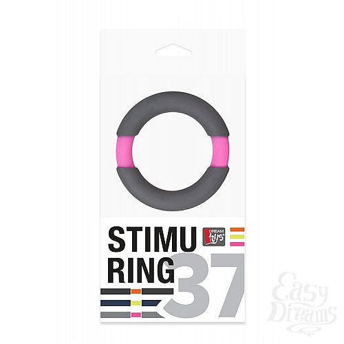 Фотография 2:  Серое эрекционное кольцо NEON STIMU RING 37MM GREY/PINK Фотография 2  Серое эрекционное кольцо NEON STIMU RING 37MM GREY/PINK