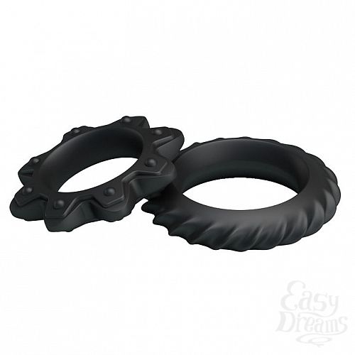 Фотография 4:  Набор ребристых эрекционных колец Ring Flowering Фотография 4  Набор ребристых эрекционных колец Ring Flowering