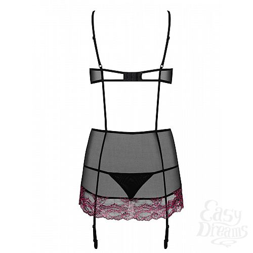 Фотография 4:  Полупрозрачная сорочка Sedusia с открытой спинкой Фотография 4  Полупрозрачная сорочка Sedusia с открытой спинкой