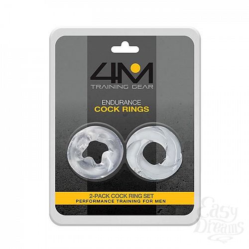 Фотография 1:  Набор из 2 эрекционных колец Endurance Cock Rings Фотография 1:  Набор из 2 эрекционных колец Endurance Cock Rings